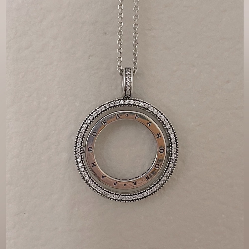 Pandora Spinning Hearts of Pandora Necklace